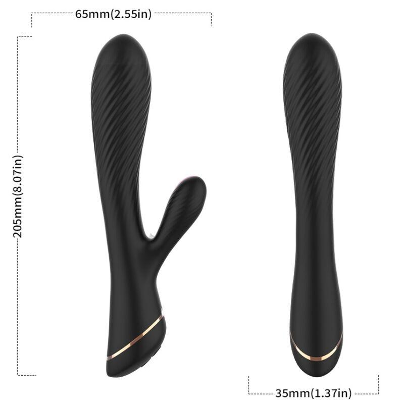 Armony - Vibrator Rabbit Silicone Black 2