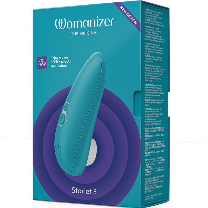 Womanizer - Starlet 3 Clitoral Stimulator Turquoise - Stimulátor Klitorisu