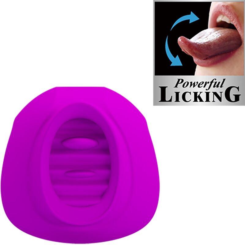 Pretty love - estelle tongue clitoris stimulator 12 vibrations purple 1