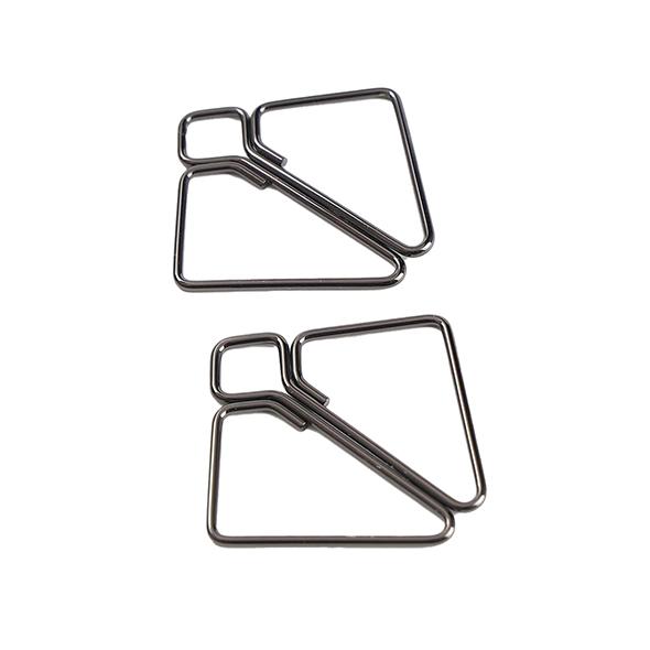 Lockink - Nipple Clamps With Heavy Pendant - Grey 9