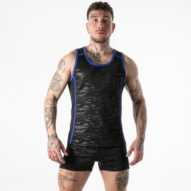Locker gear - full military access tanktop blue l 1