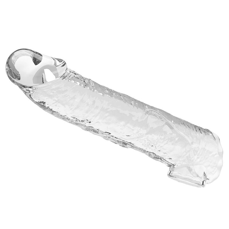 Pretty love - adjustable penis extension sleeve 26 cm Ø 4 cm transparent 5
