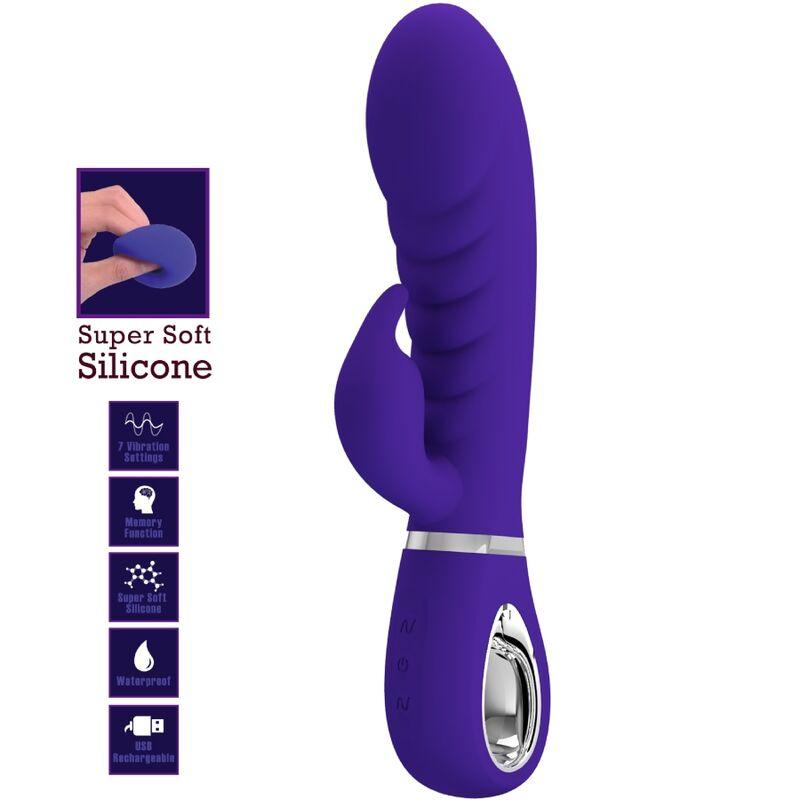 Pretty Love - Prescott Multifunction G-Spot Vibrator Purple 6