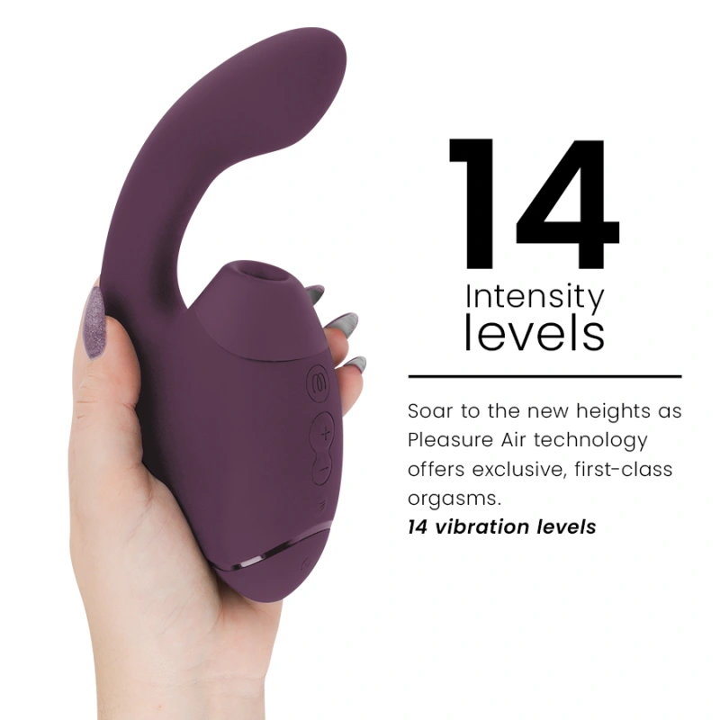 Womanizer - duo next dual clitoral & g-spot stimulator dark purple 4