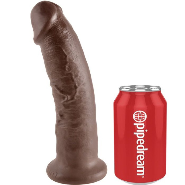King cock - 9 dildo brown 22.9 cm
