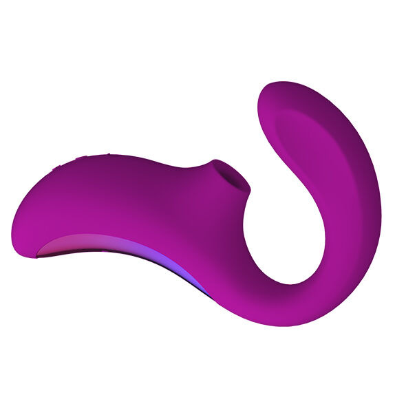 Lelo - enigma double suction stimulation purple massager 5