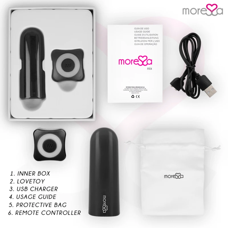 Amoressa Nix Remote Control Bullet Black 5