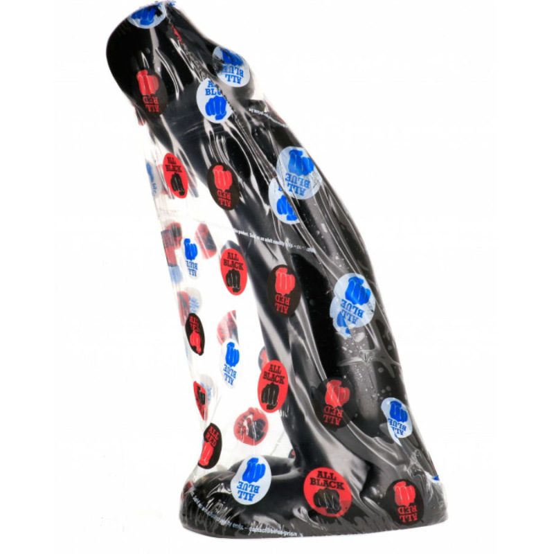 All black - realistic black fisting dildo 29 cm 2