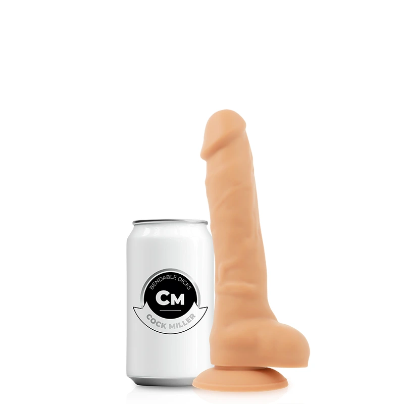 Cock miller - harness + silicone density articulable cocksil 18 cm 5