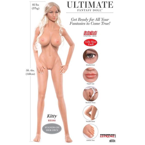 Pipedream Ultimate Fantasy Dolls Kitty - Realistická Panna 12