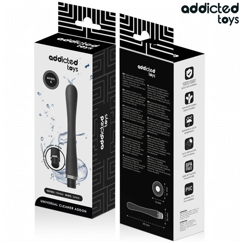 Addicted toys - anal cleaner with universal adapter model 4 6