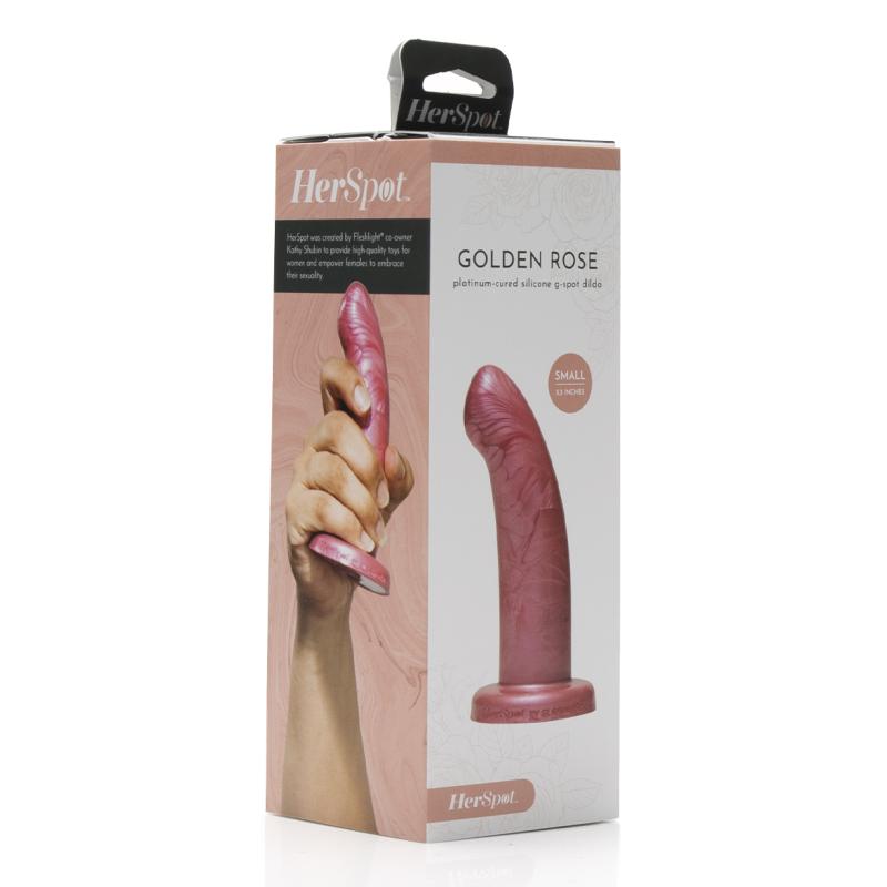 Fleshlight - Herspot Dildo Golden Rose Small Pink