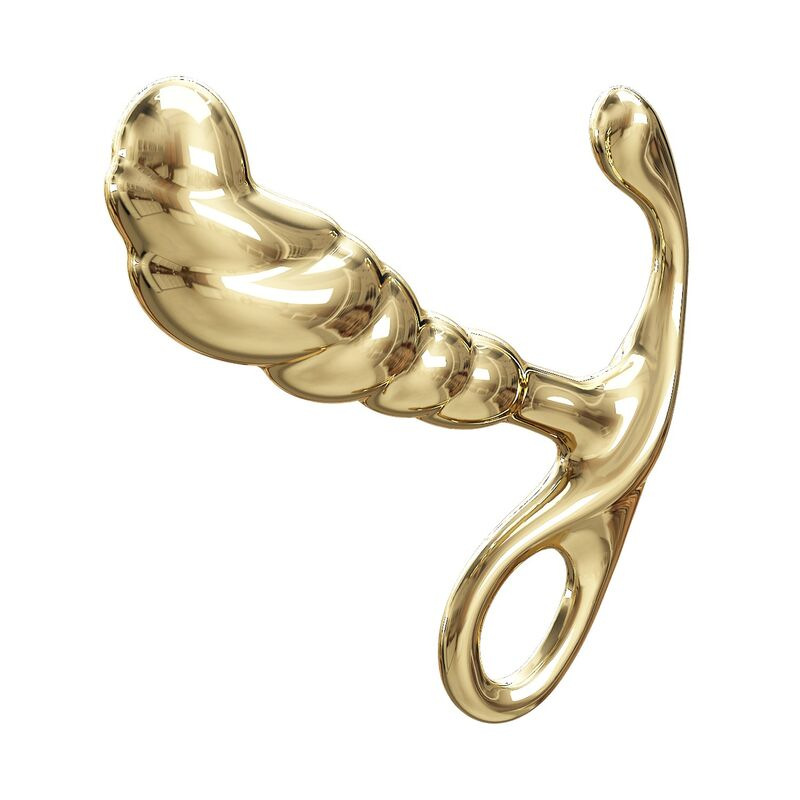 Pretty love - jack zinc alloy prostate massager gold 4