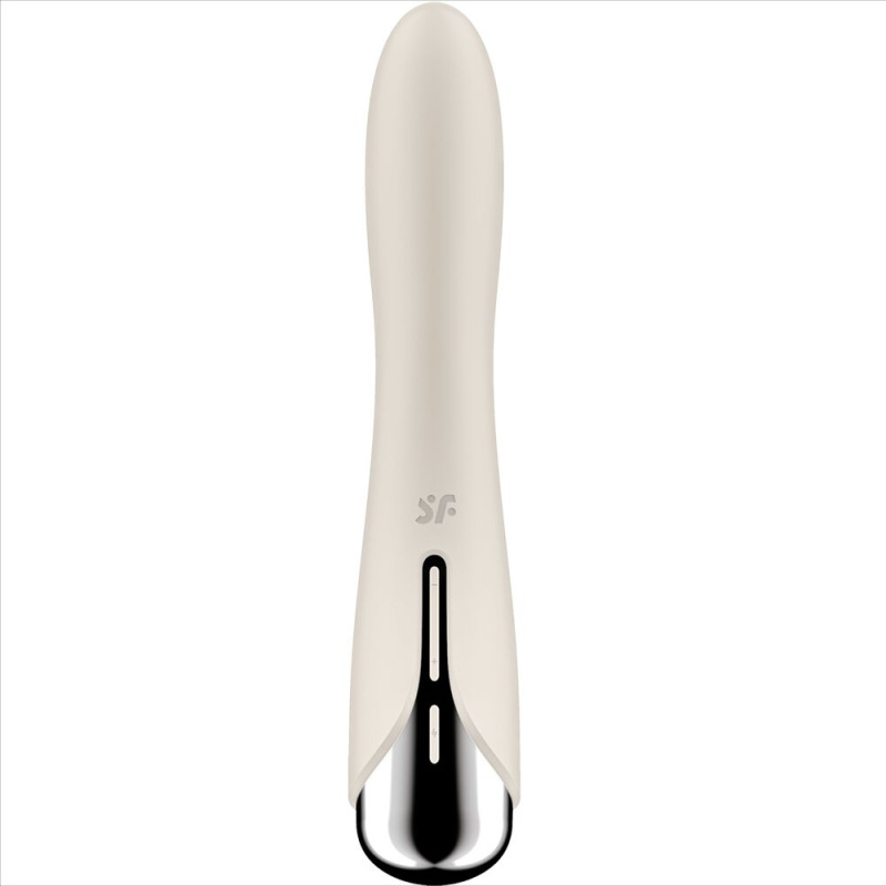 Satisfyer - spinning vibe 1 g-spot beige rotator vibrator 1