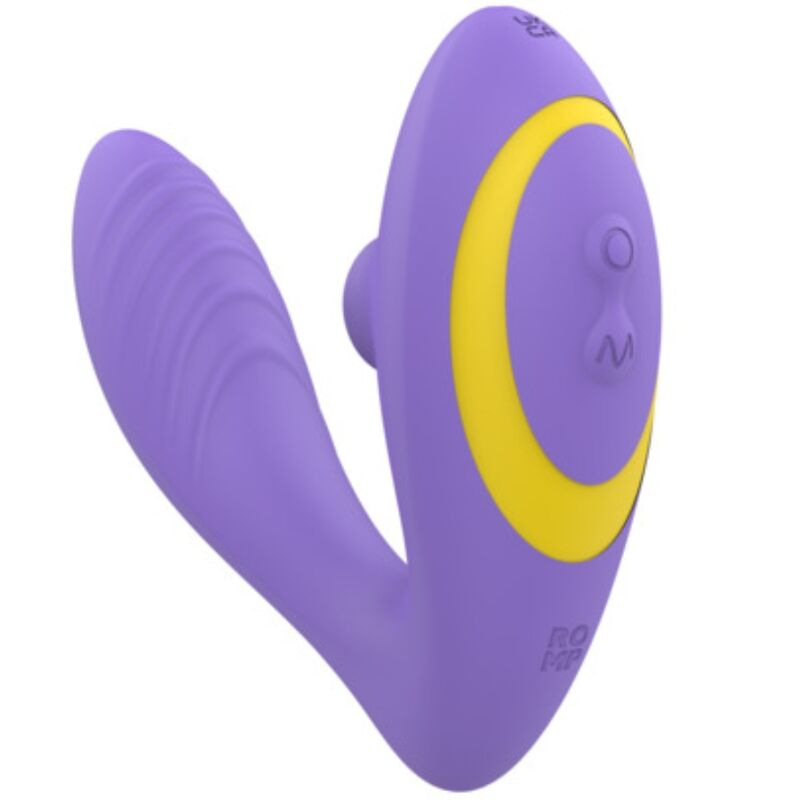 Romp - reverb g-spot stimulator and clitoral suction device purple