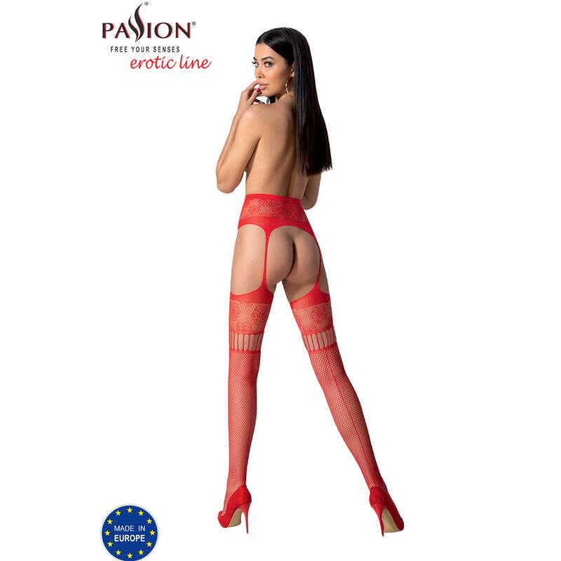 Passion - S030 Strip Panty Red One Size