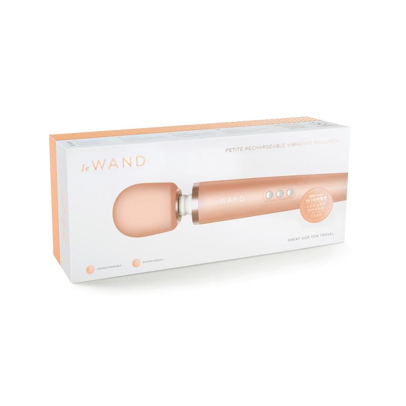 Le Wand - Petite Rechargeable Vibrating Massager Rose Gold 3