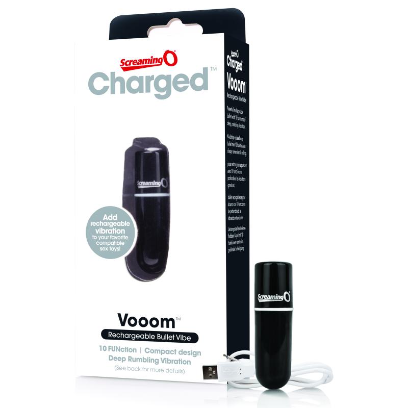 The Screaming O - Charged Vooom Rechargeable Bullet Vibe Bla 2