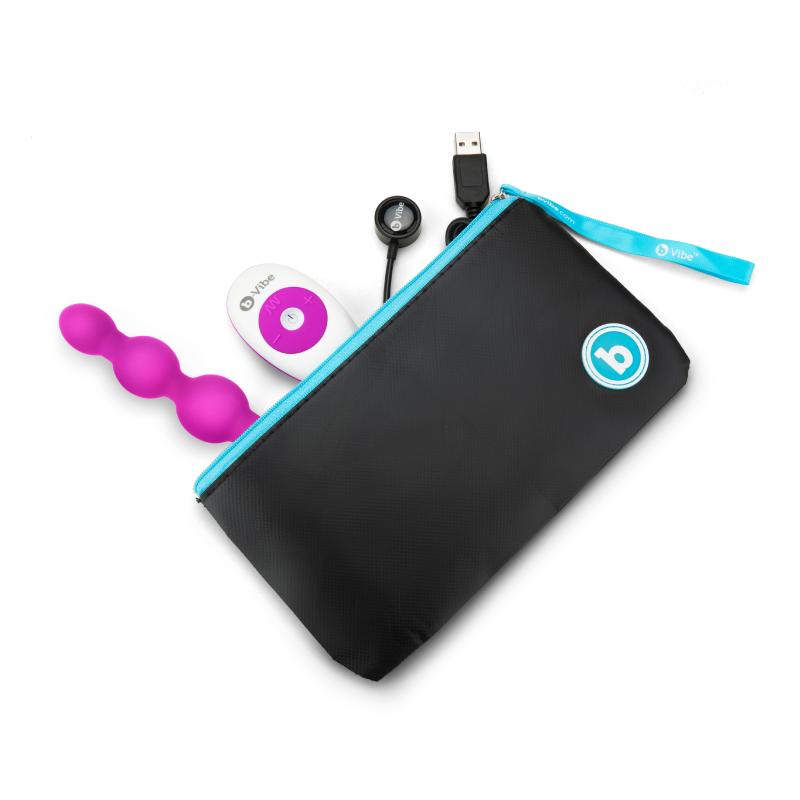 B-Vibe - Triplet Anal Beads Fuchsia 6
