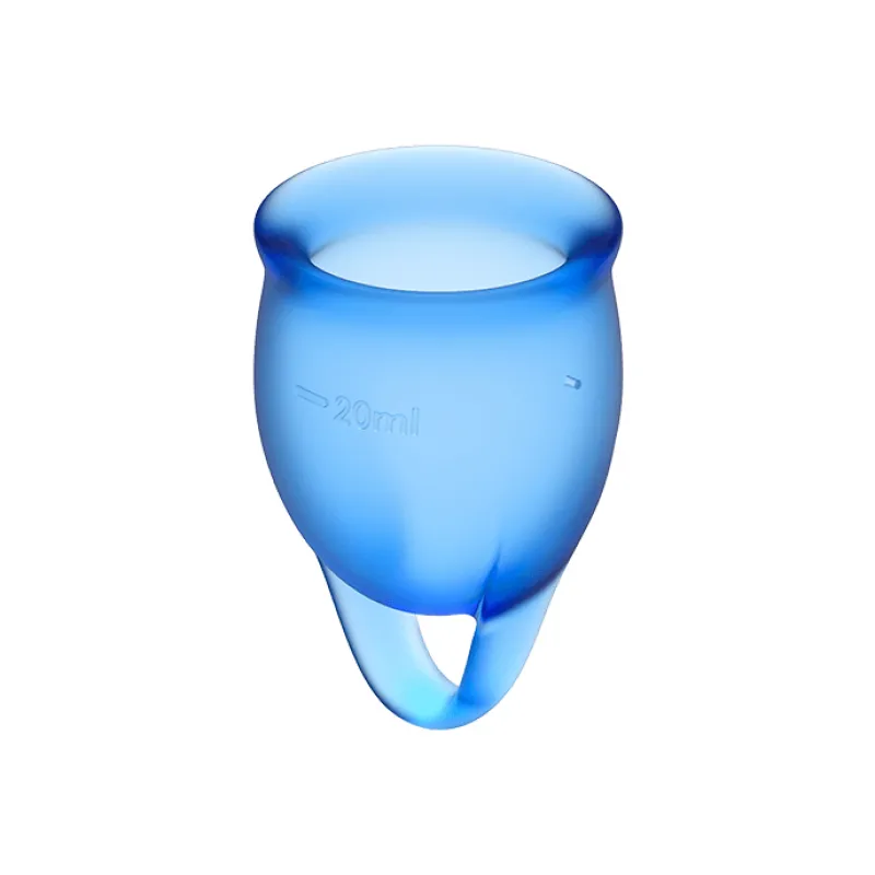 Satisfyer Feel Confident Menstrual Cup Dark Blue  15+20ml