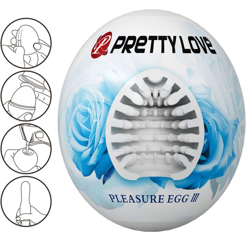 Pretty love - male masturbator egg white 1