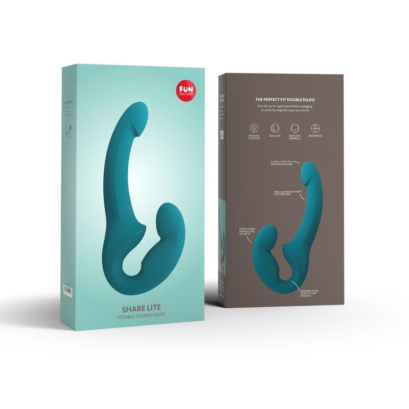 Fun Factory - Share Lite Double Dildo Deep Sea Blue 6