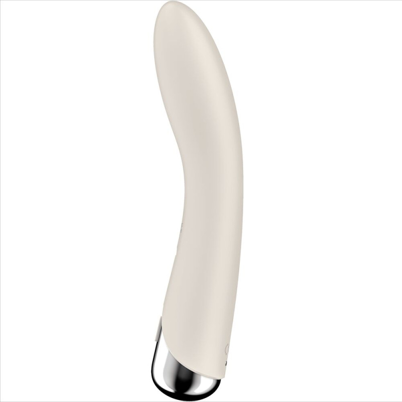 Satisfyer - spinning vibe 1 g-spot beige rotator vibrator 3