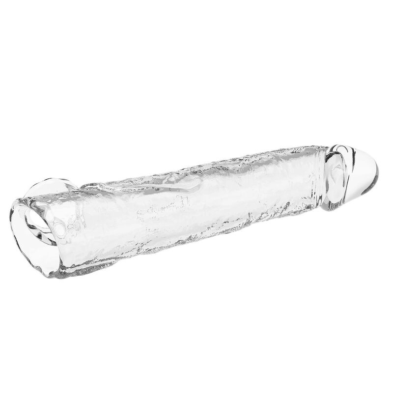 Pretty love - adjustable penis extension sleeve 26 cm Ø 4 cm transparent 4