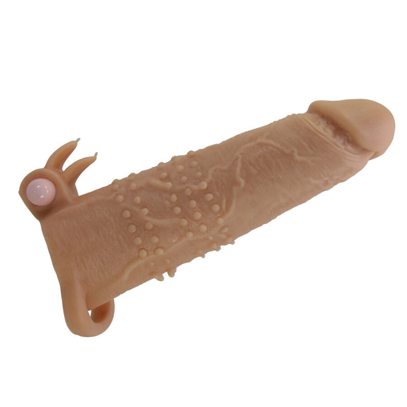 Pretty love - quillon penis sleeve with clitoral stimulator and vibration 3