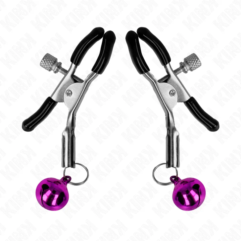 Kink - Purple Single Bell Nipple Clamp 6 Cm