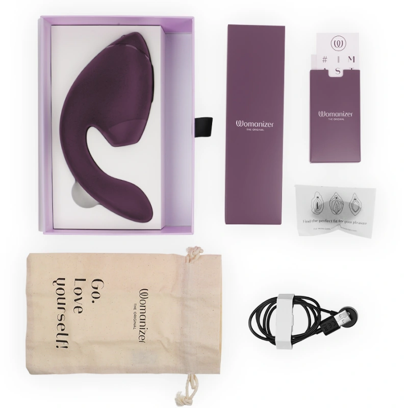 Womanizer - duo next dual clitoral & g-spot stimulator dark purple 5