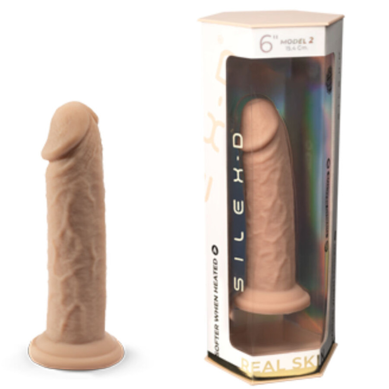 Silexd - realistic penis model 2 thermoreactive silicone 15.4 cm 5