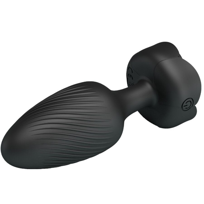 Pretty love - osborn anal plug with led light black 9.8 cm 4
