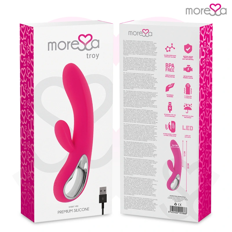 Moressa - troy premium silicone rechargeable 6