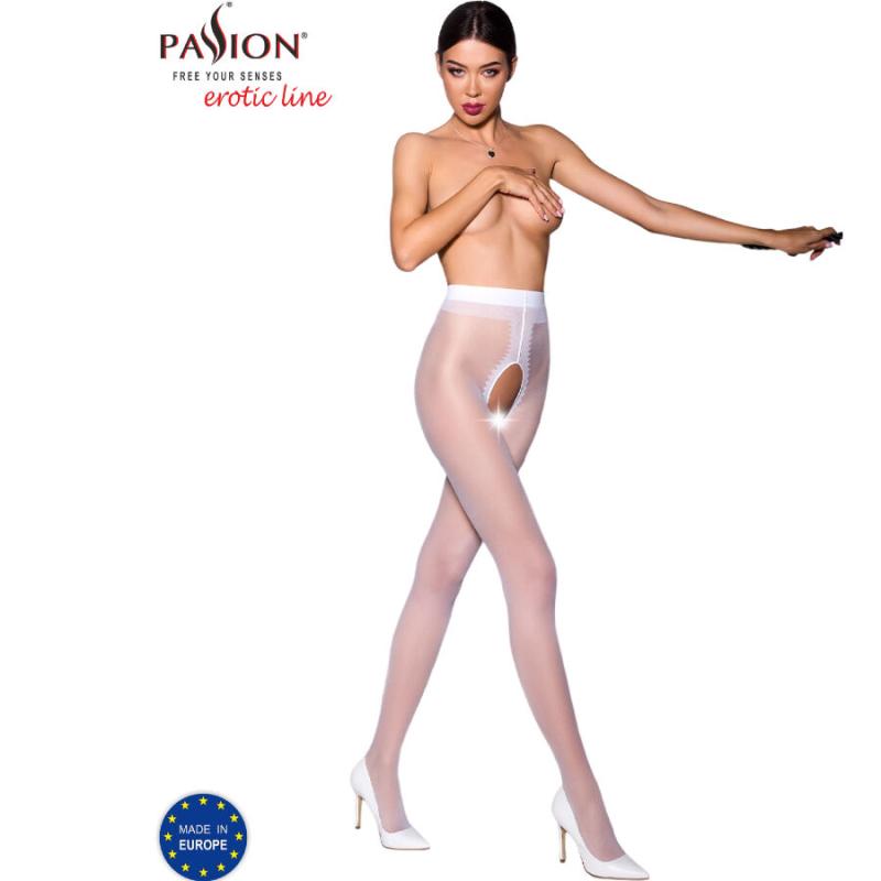 Passion - Tiopen 007 Stocking White 3/4 (20 Den)