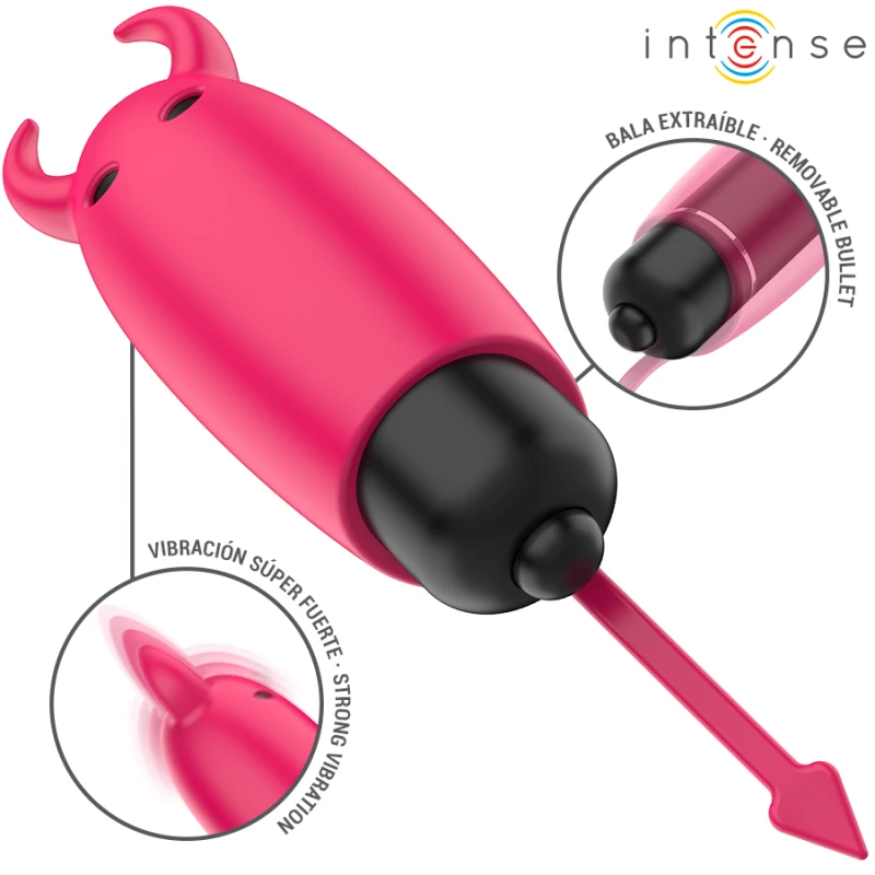 Intense - scarlet vibrating bullet red demon 9.3 x 2.4 cm 3
