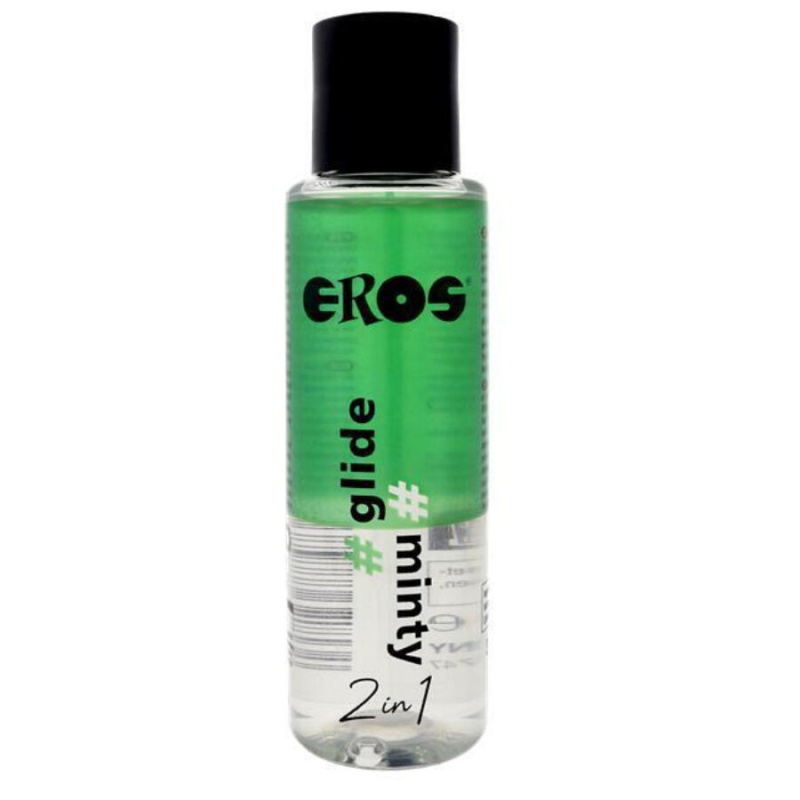 Eros - "2 in 1" glide minty silicone-based lubricant 100 ml
