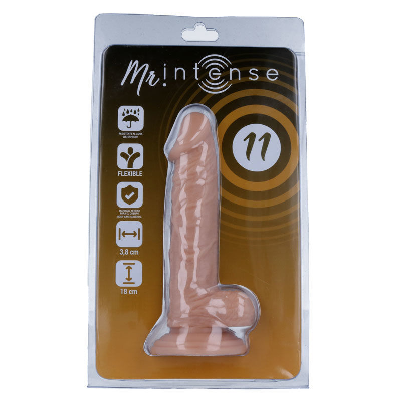Mr intense - 11 realistic cock 18 cm -o- 3.8 cm 5