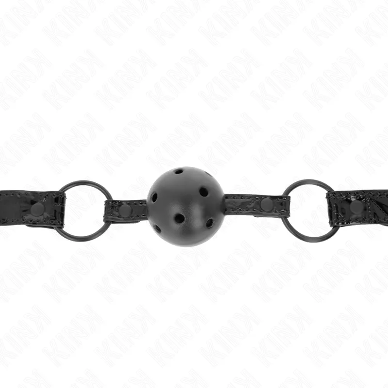 Kink - Diamond Pattern Ball 4.5 Cm Gag Model 3 64.5 Cm Adjustable 42-60 Cm 2