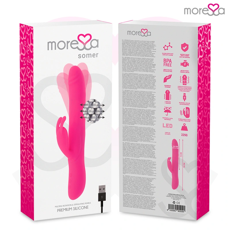Moressa - somer premium vibrator with multiple rotation 7