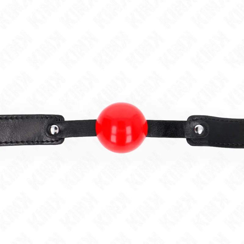 Kink - Soft Tpe Ball 4 Cm Gag Model 1 66 X 2.5 Cm Adjustable 41-61 Cm