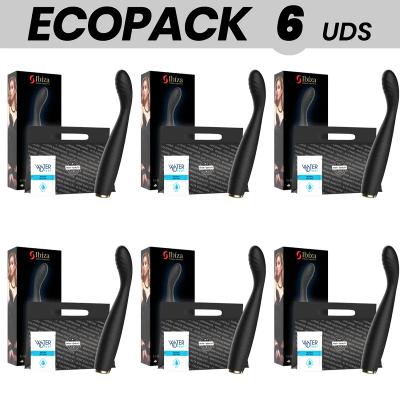 Ecopack 6 Units - Ibiza G-Spot Flexible Vibrator