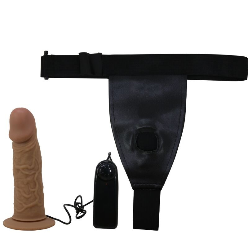 Pretty love - harness briefs with vibration dildo included 4