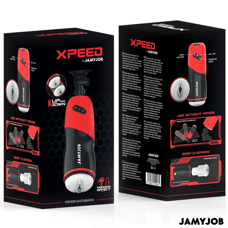 Jamyjob - xpeed automatic vagina masturbator 5 suction modes 6