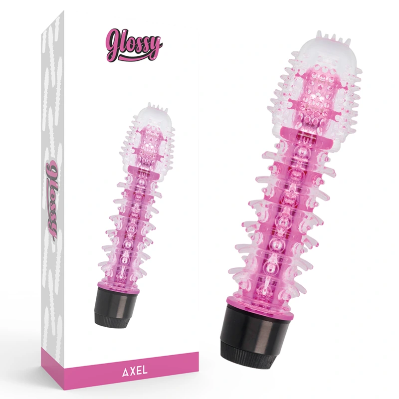Glossy - axel vibrator pink