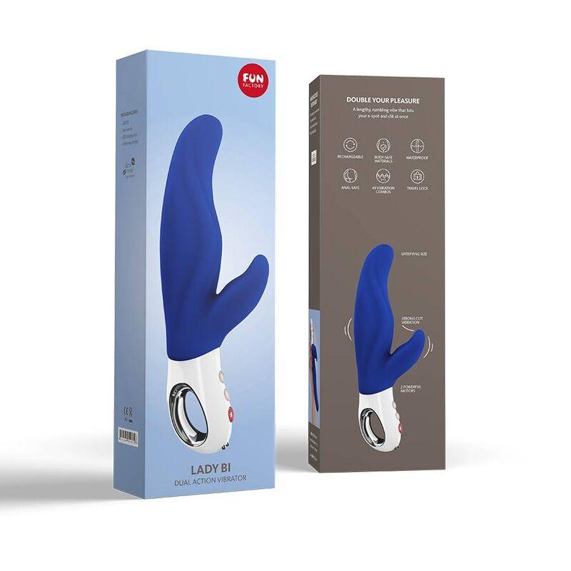 Fun Factory - Lady Bi Dual Vibrator Ultramarin 1