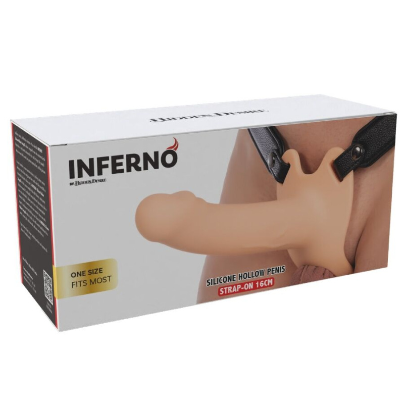 Hidden desire - inferno penis sleeve strap-on 16 cm 5