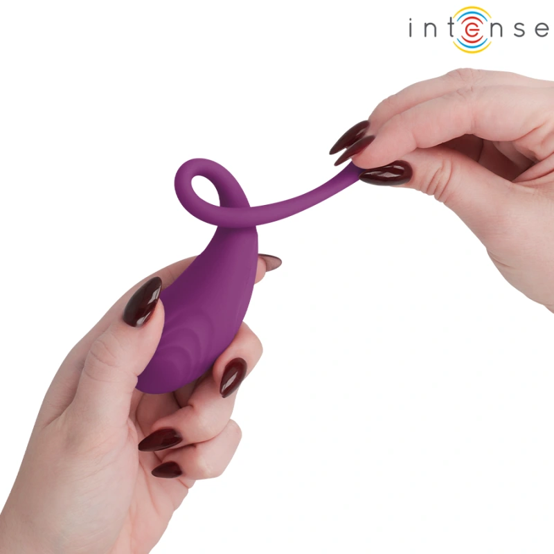 Intense - olivia purple vibrating egg with remote control 5