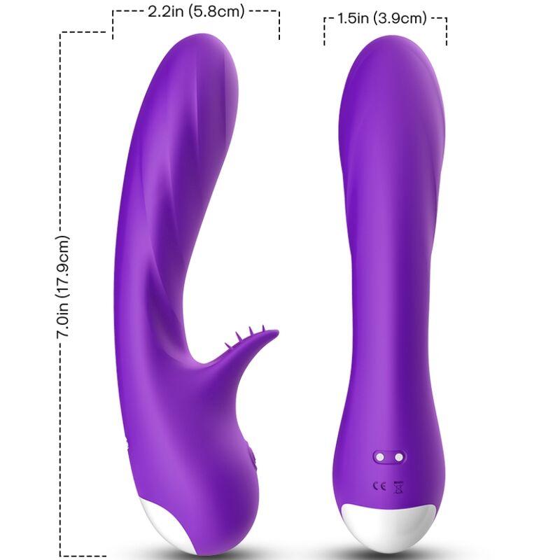 Armony - Romance Vibrator With Stimulator Purple