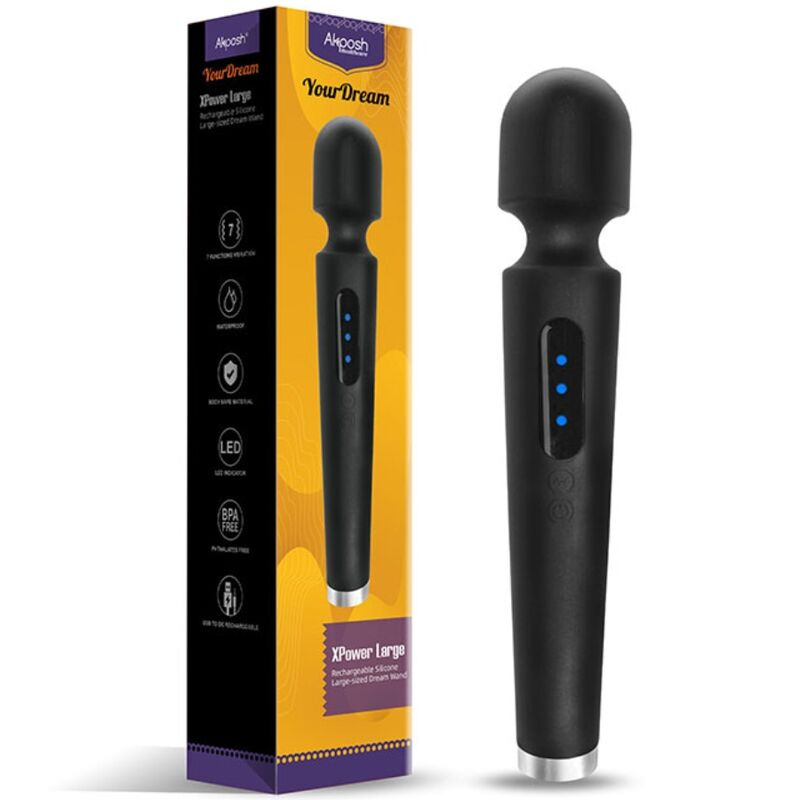 Armony - x power large massager & vibrator 7 vibrations black 4